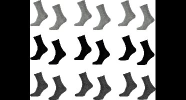 Bamboe Sokken 9 paar Assorti Kleuren Maat 39/42