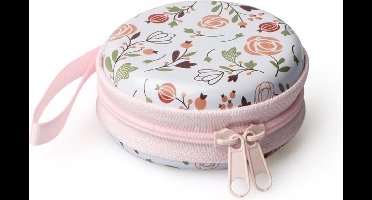 Balvi Portemonnee Bloom Dames 7 X 3 Cm Metaal Wit/roze