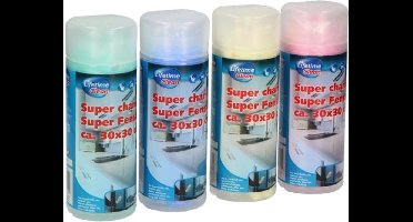 Lifetime Clean Zeemdoek 30 X 30 Cm Pva Groen, geel, roze, blauw.