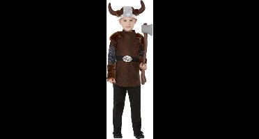 Viking Kostuum Kind Bruin Björn - Maat S