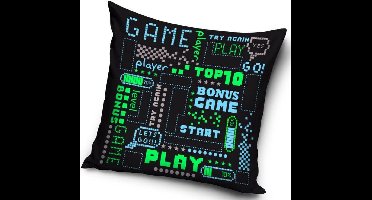 Gamer - Sierkussen Kussen 40 x 40 cm inclusief vulling