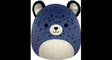 Squishmallows - Spotts - Navy Blue Cheetah W/Fuzzy Belly and Black Spots 50cm pluche
