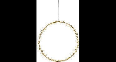 Star Trading LED gouden krans 'Winny', werkt op batterijen, timer, 38cm