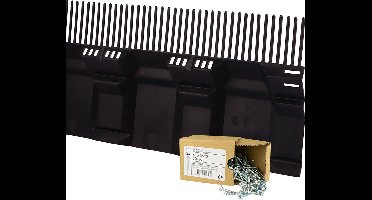 Ventura Roofguard Dakvoetprofiel BASIC | 125 mm | 12 meter set + Schroeven