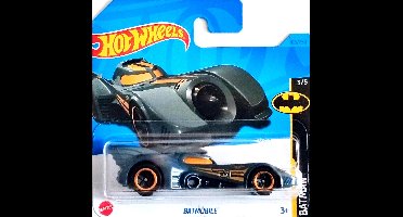HOT WHEELS BATMAN BATMOBILE GREY 103/250 (1:64) HW BATMAN 3/5 SHORT CARD