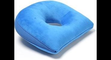 Ring/wigkussen visco 42 x 36 x 10 cm - blauw