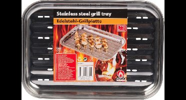 BBQ Collection - Barbecue Grillrooster - BBQ Tray - Grillplaat - Voor Vlees, Vis en Groenten - RVS