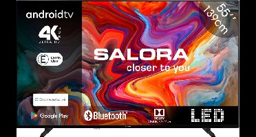 Salora SMART55TV - Smart tv 55 inch - 4K UHD - Smart TV - Televisie - 55 inch smart tv - Tv - 2025 model
