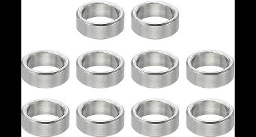 KARZO - M6 Standoffs - 10 Stuks RVS Spacer - 6,1mm ID x 8mm OD x 3mm L