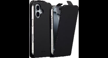 Accezz Hoesje - Geschikt voor Apple iPhone 17 - Flipcase - Zwart