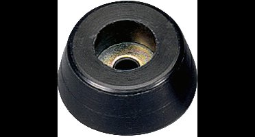 Monacor HF-70 Apparaatvoet Zwart 20 stuk(s)