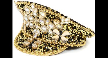 Pet Vlinder Goud Luxe - Met Steentjes en Pailletten
