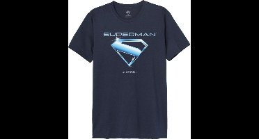 Superman 2025 - Steel Heren T-shirt - marineblauw - S