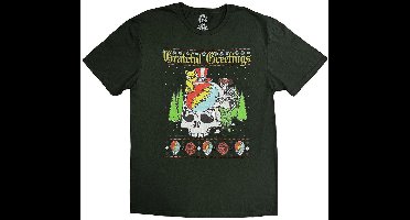 Grateful Dead - Grateful Greetings Heren Tshirt - L - Groen