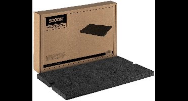 SQOON® Koolstoffilter afzuigkap geschikt voor Electrolux, AEG, Faber, Franke, Smeg - Gelijk aan model: EFF52 - Alternatief voor 9029793768 - Afmeting 44x27x2 cm - Voor schone en frisse keukenlucht
