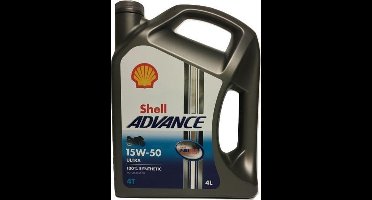 SHELL ADVANCE 4T ULTRA 15W50 - Motorolie - 4L