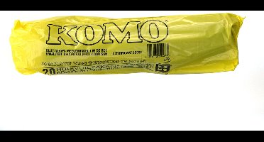 KOMO Afvalzakken - 60 Liter - 20 Stuks