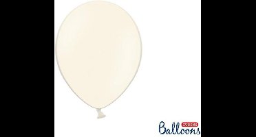 """Strong Ballonnen 27cm, Pastel licht creme (1 zakje met 50 stuks)"""