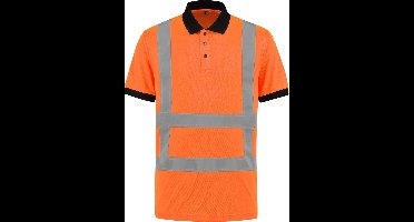 EM Traffic Poloshirt High Visibility RWS Fluor Oranje - Maat 7XL