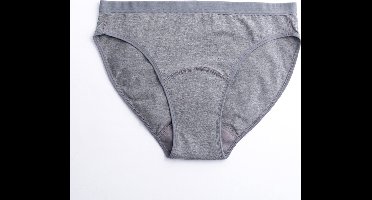 ImseVimse - Imse - menstruatieondergoed - Bikini model period underwear - lichte menstruatie - L - eur 44/46 - grijs