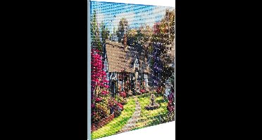 Diamond Painting Crystal Art Kit ® Country Cottage 40x50 cm, Full Painting
