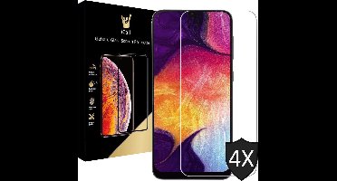 Screenprotector geschikt voor Samsung A50 - 4x Glas Screen Protector