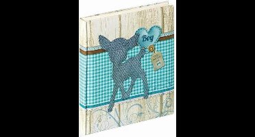Walther Design Baby Dinky - Fotoalbum - 28 x 31 cm - Blauw - 50 pagina's