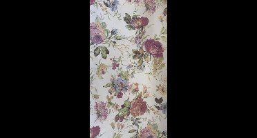 Dubbelbreed bloemen behang 105605