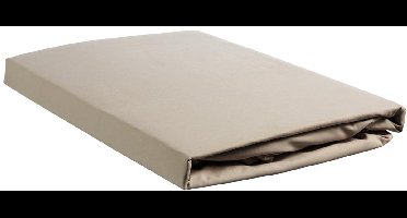 Ambiante Katoen - Hoeslaken - 140x200 - Taupe