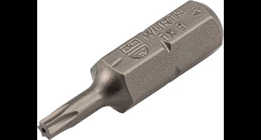 Wurth - Bit TX met boring C 6,3 (1/4) - TX-bit C 6.3 (1/4 inch) met gat x 5 st -