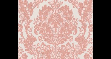 barok behang glitter 32750-2 oud roze ornamenten