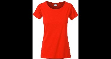 James and Nicholson Dames/dames Basic Organic Katoenen T-Shirt (Grenadine)