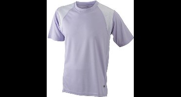 James and Nicholson Kinderen/Kinderen Junior Running Top (Lila/Wit)