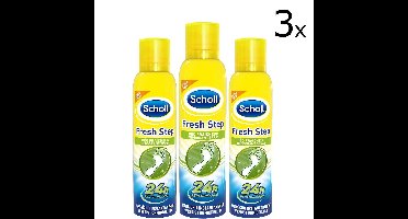 Scholl Fresh Step Anti Transpiratie Spray Voetdeodorant - 3 x 150ml - Grootverpakking