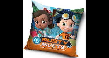 Nickelodeon Rusty Rivets - Sierkussen Kussen 40 x 40 cm inclusief vulling