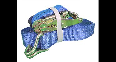 Spanband - 25 mm x 7meter - inclusief ratel - 1500kg - CE gekeurd