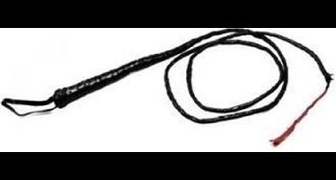 Power Escorts Kinky Fetish Mega Whip BR253 – 225 cm Zweep – Zwart – Extra Lang Model