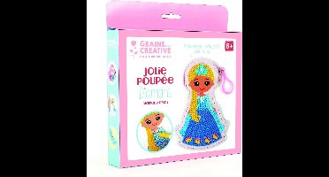 GRAINE CREATIVE Diamond Strass - Hobbypakket Kinderen - Portemonnee - Prinses