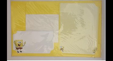 Spongebob briefpapier, kinderen, verjaardag, cadeau , feestartikel