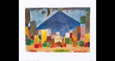 Kunstdruk Paul Klee - Notte egiziana 30x24cm