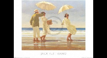 Kunstdruk Jack Vettriano - The Picnic Party 50x40cm