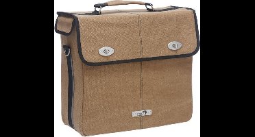 New Looxs Arezzo Canvas Single - Enkele Fietstas - 16 l - Bruin