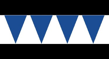 Vlaggenlijn Effen Blauw 10mtr