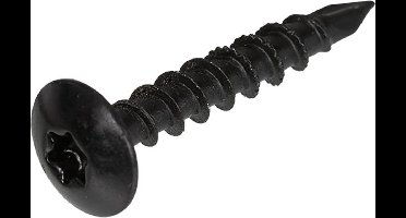 Blackline - Tuinbeslagschroef - TORX - TX30 - 6,0 x 40mm - Voldraad - Zwart (30 stuks)