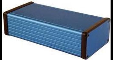 Hammond Electronics 1455K1601BU 1455K1601BU Universele behuizing 160 x 78 x 43 Aluminium Blauw 1 stuk(s)