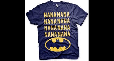 DC Comics Batman Heren Tshirt -M- NaNa Batman Blauw