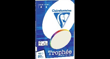 Clairefontaine Trophée - Parel Grijs - kopieerpapier- A4 80 gram - 100 vellen