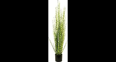 Kunst Zebra gras in pot 150 cm - groen