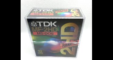 TDK MF-2HD ms-dos  10 x Floppy Disks