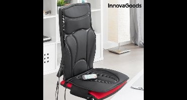 Massagekussen voor in de Auto - 5 Verschillende Massage Standen met 3 Intensiteit Niveaus & 3 Snelheden - Shiatsu Kussen Mat voor Stoel - Massagestoel met Vibratie & Warmte - Vibratiemassage & Warmtemassage voor Nek / Onderrug / Benen / Heupen